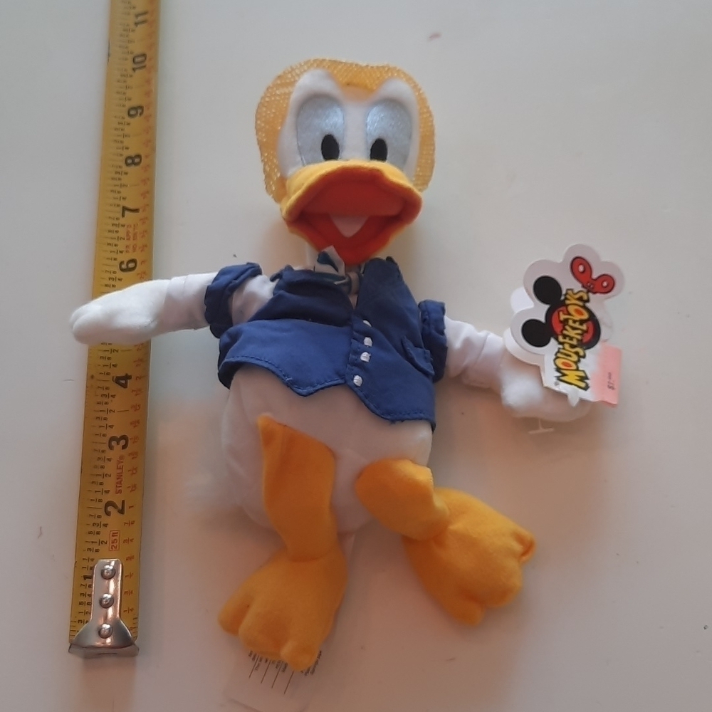 Disney Mouseketoys Quartet Donald Duck mini bean bag new with tags - Picture 6 of 6